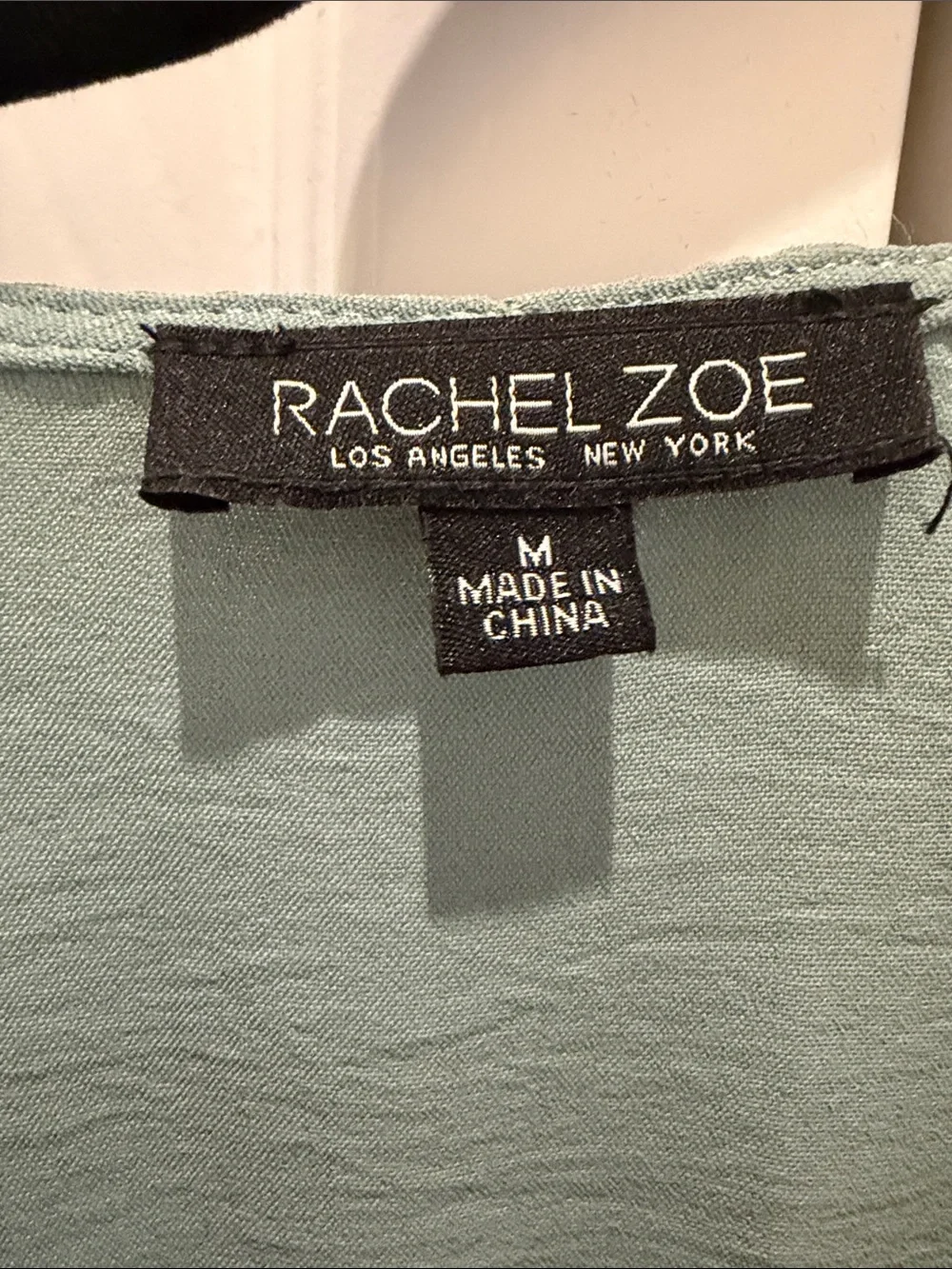 Rachel Zoe Sage Green Tiered Midi Dress - Picture 2 of 4